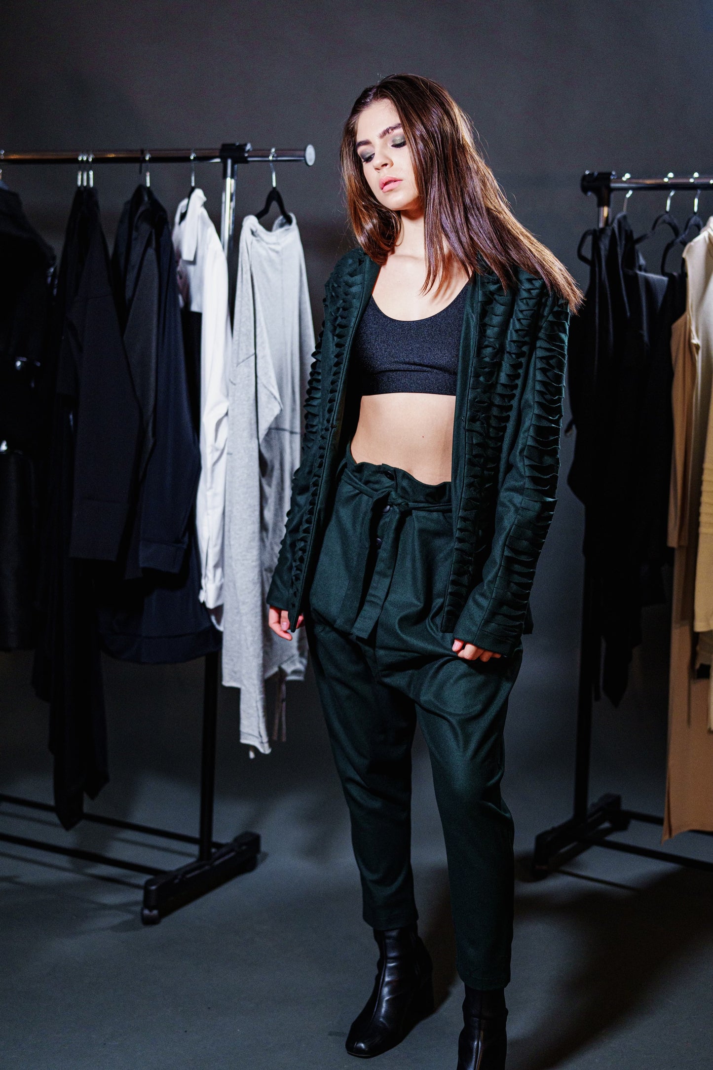 Wool Set Pant