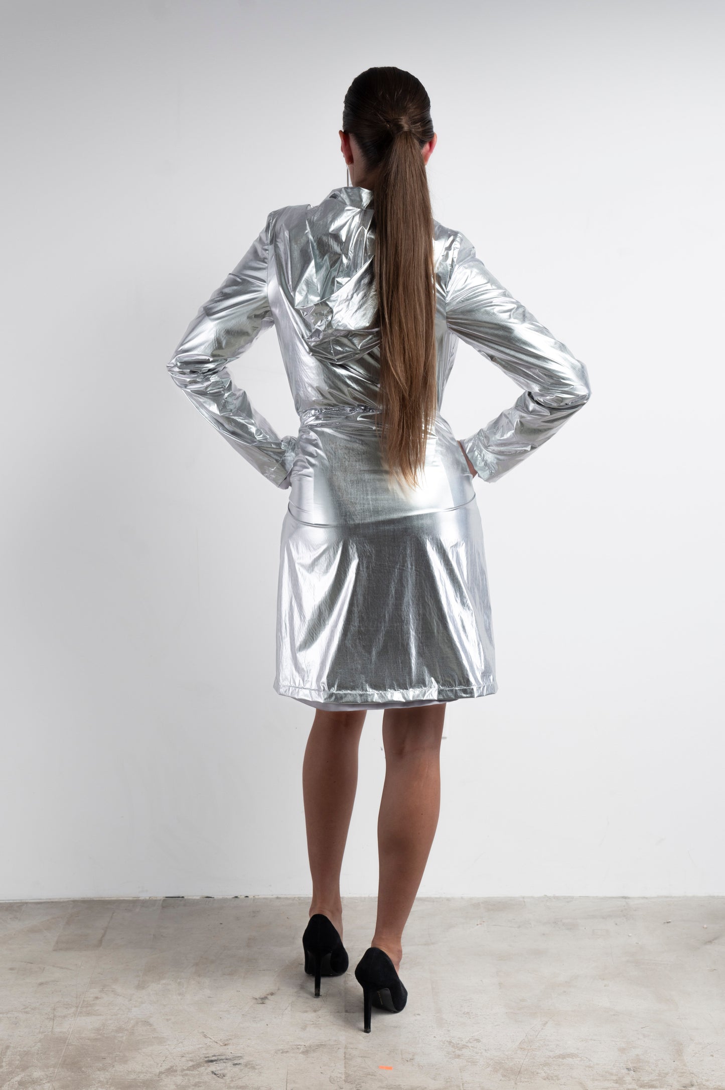 Metallic Raincoat
