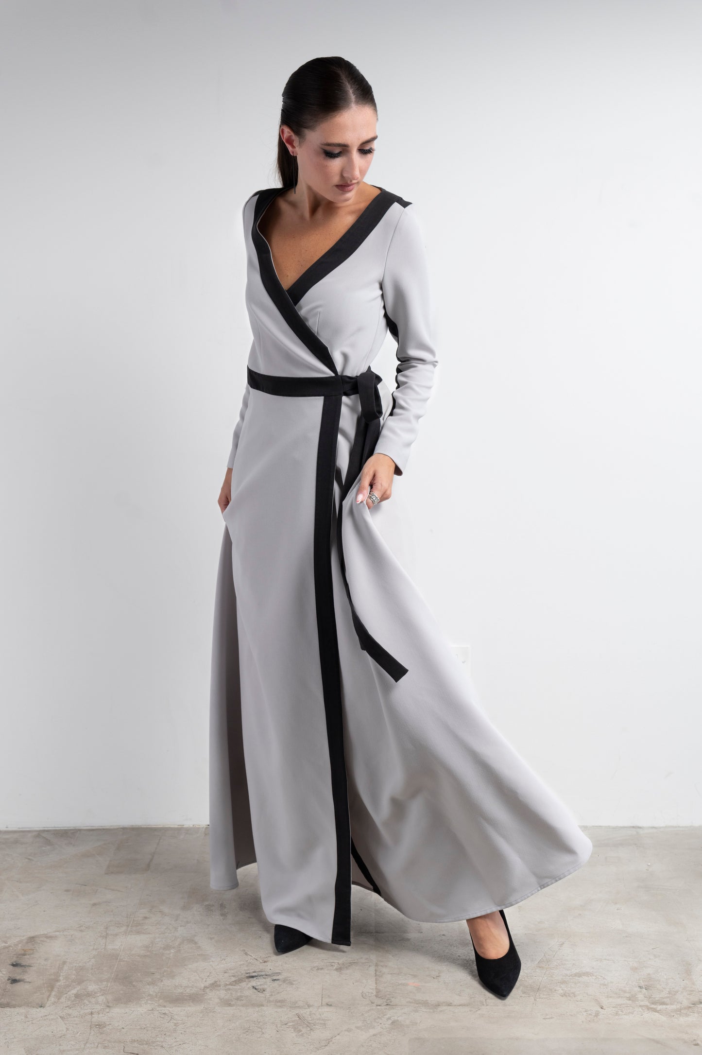 Color Blocked Maxi