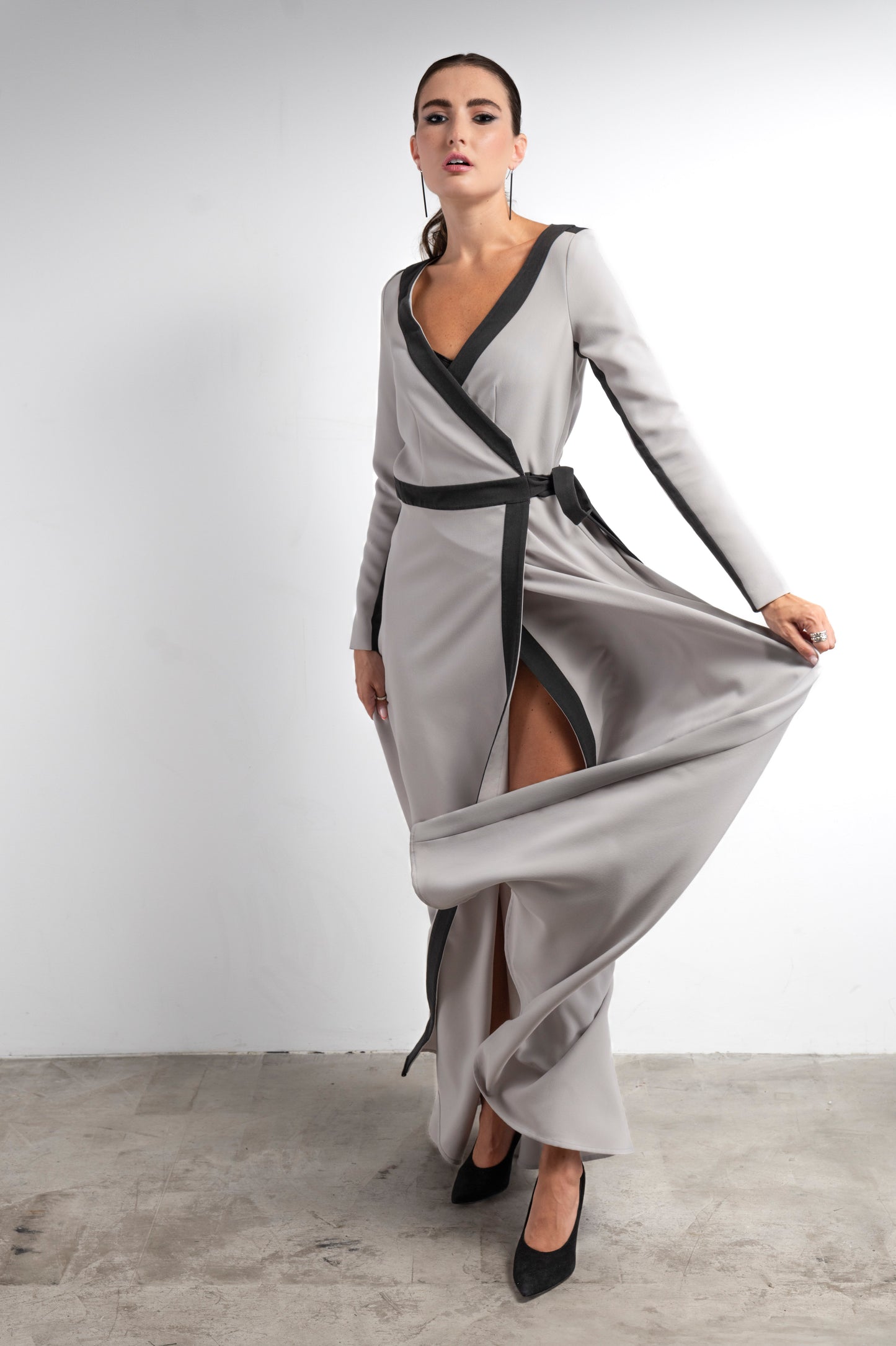 Color Blocked Maxi