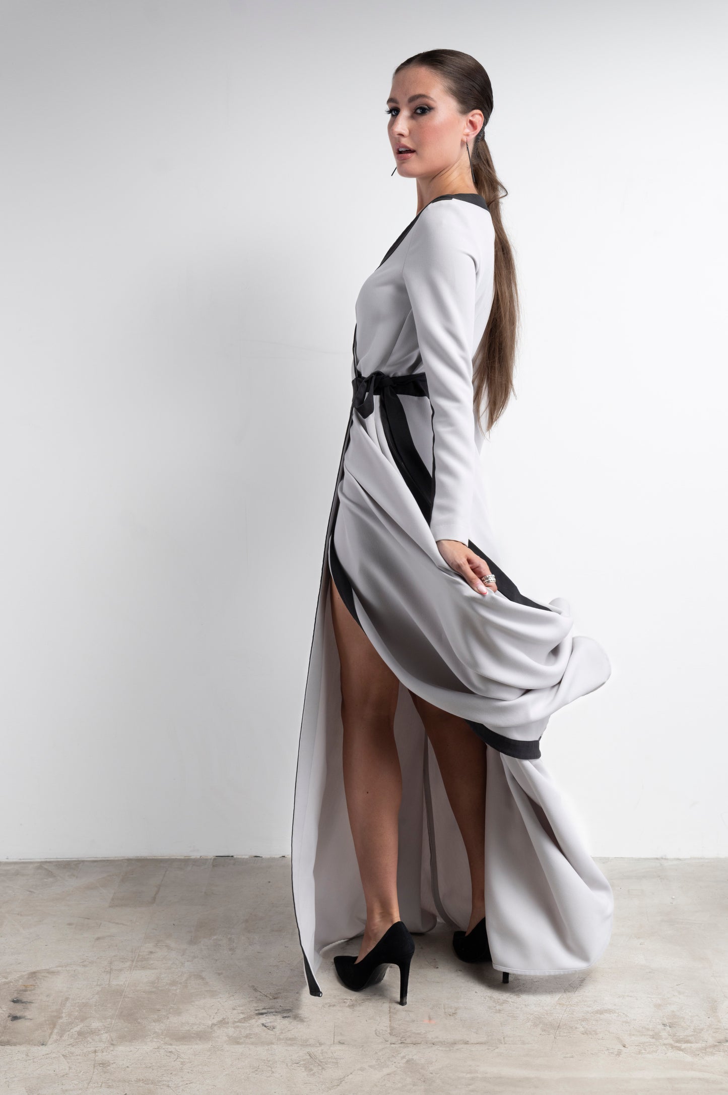 Color Blocked Maxi