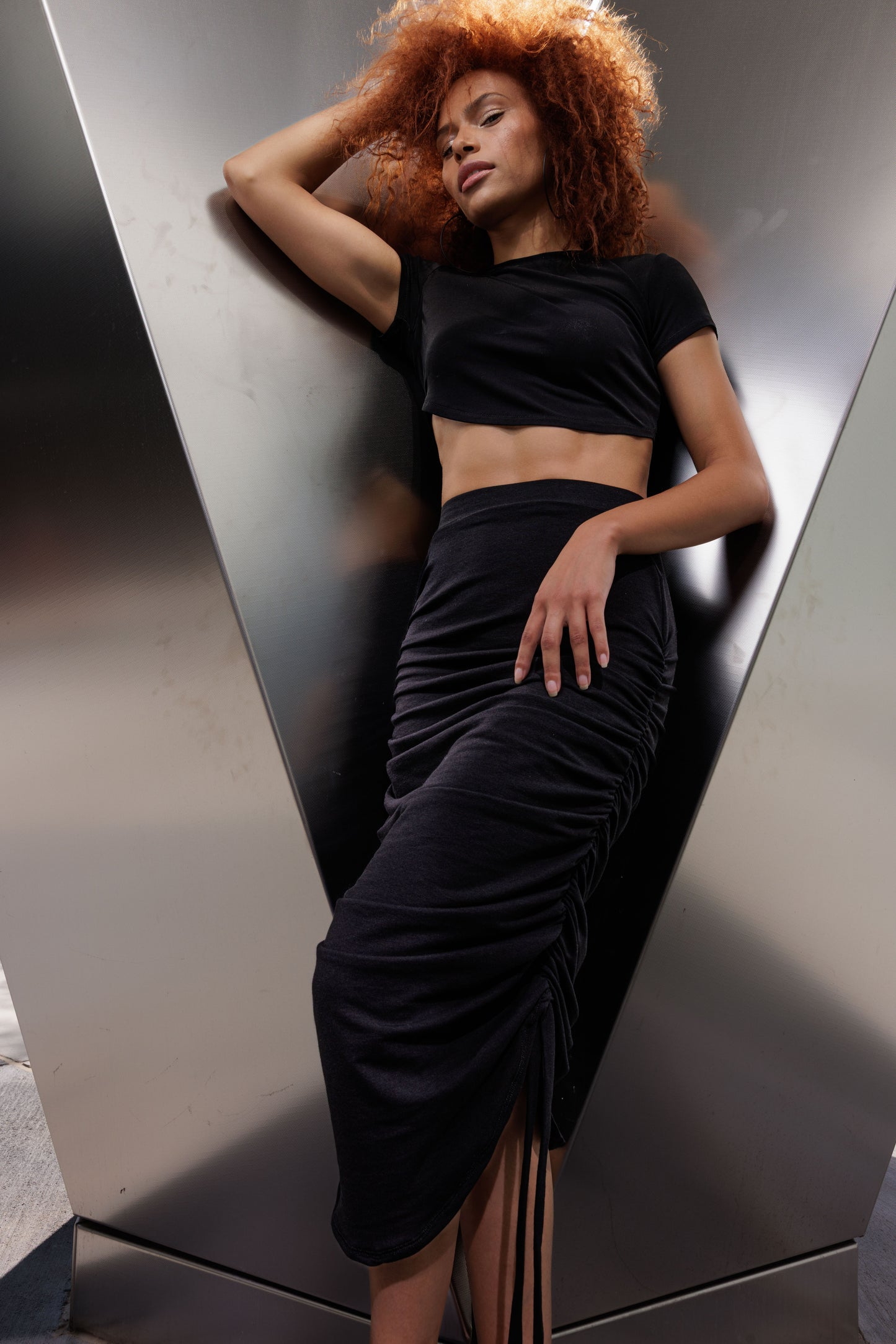Slouch skirt