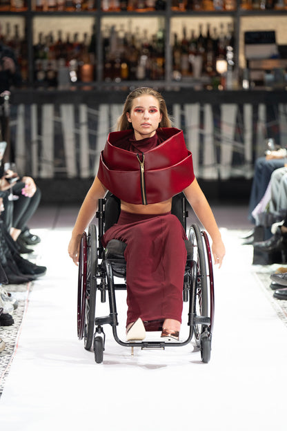 Burgundy Shrug