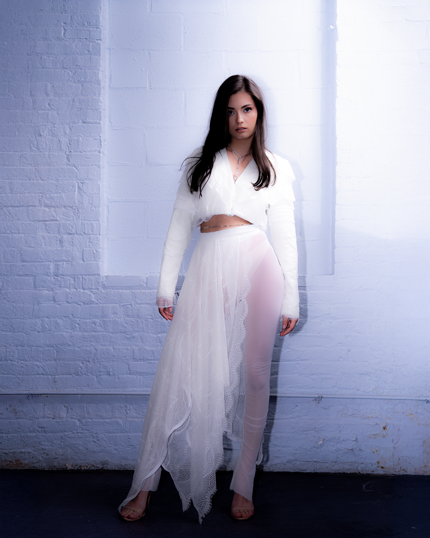 Lace Side Skirt