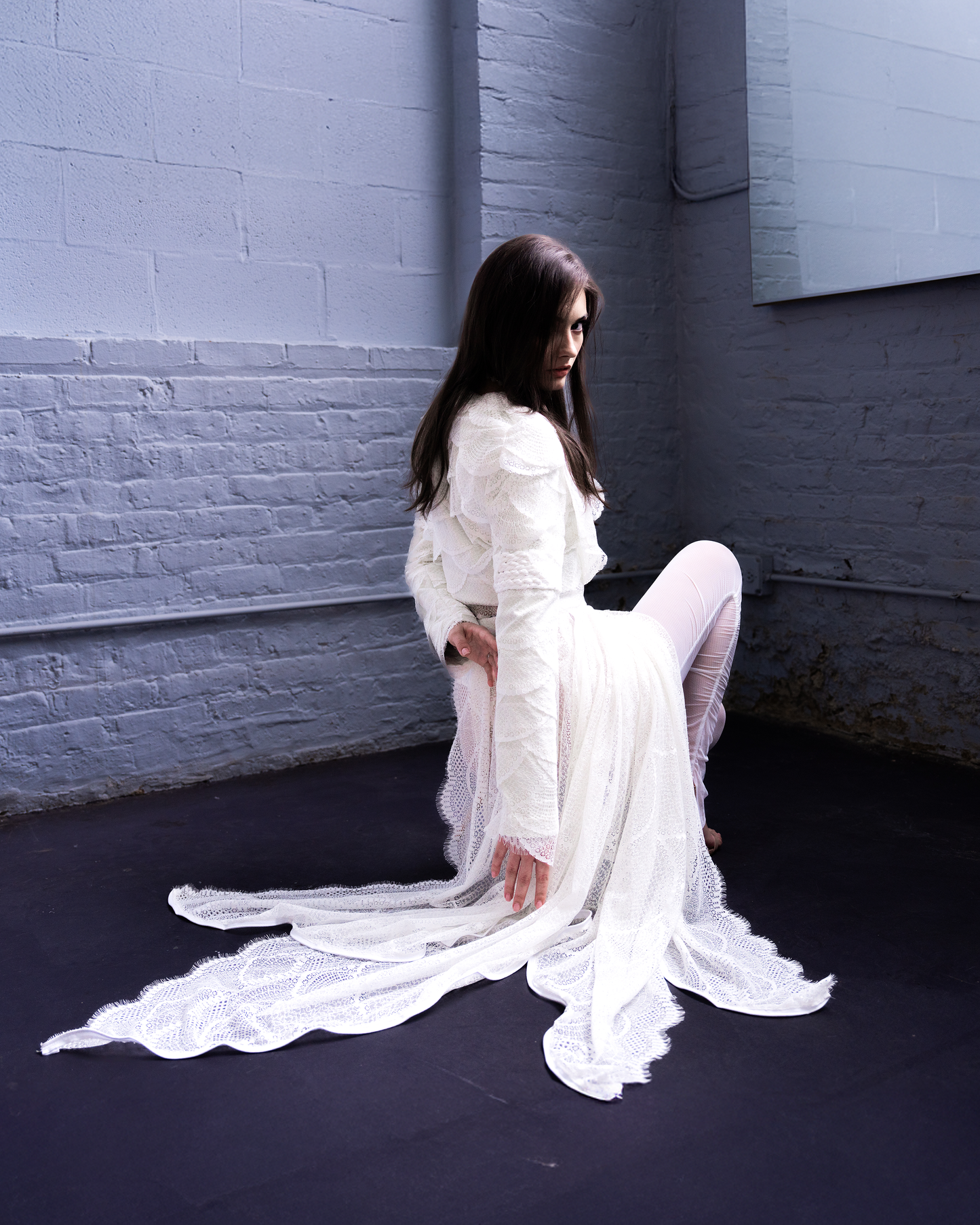 Lace Side Skirt