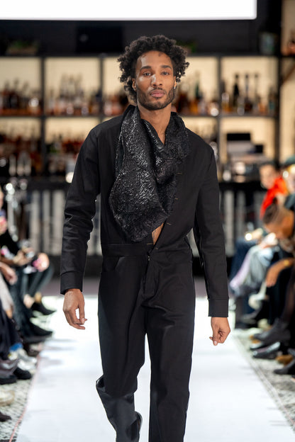M Piped Jumpsuit
