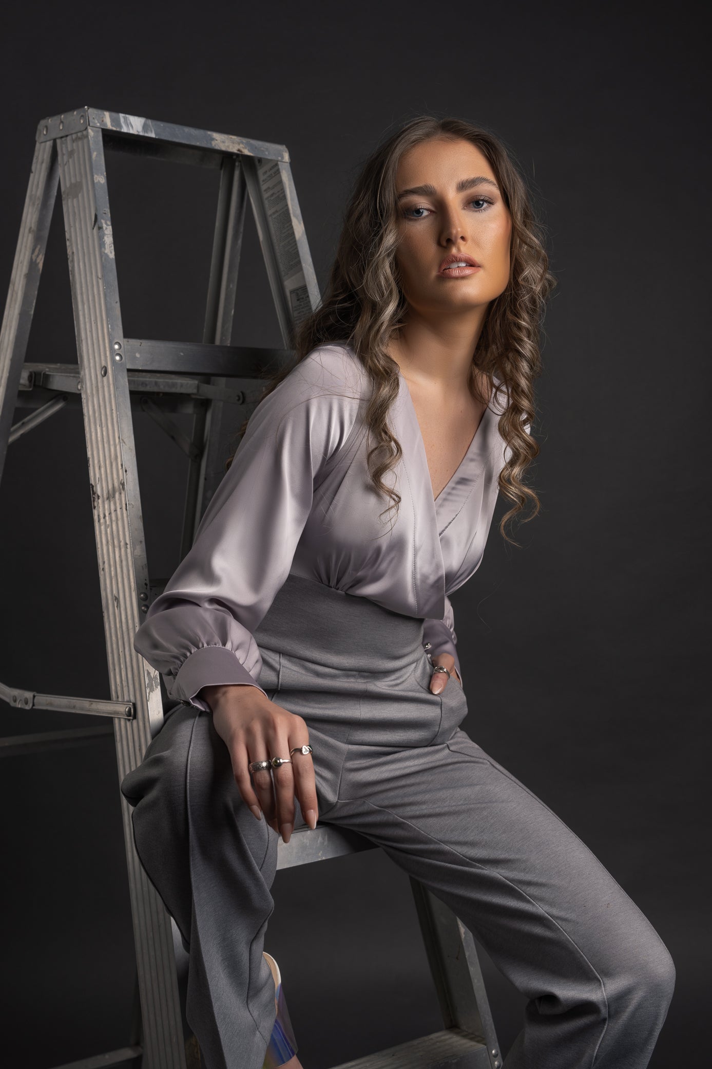 Grey Jumpsuit