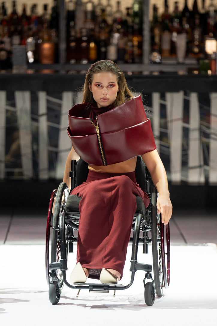 Burgundy Shrug