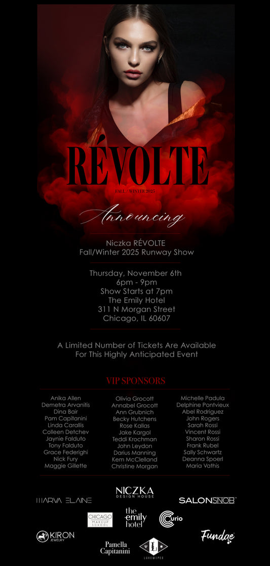 NICZKA RÉVOLTE FASHION SHOW TICKET