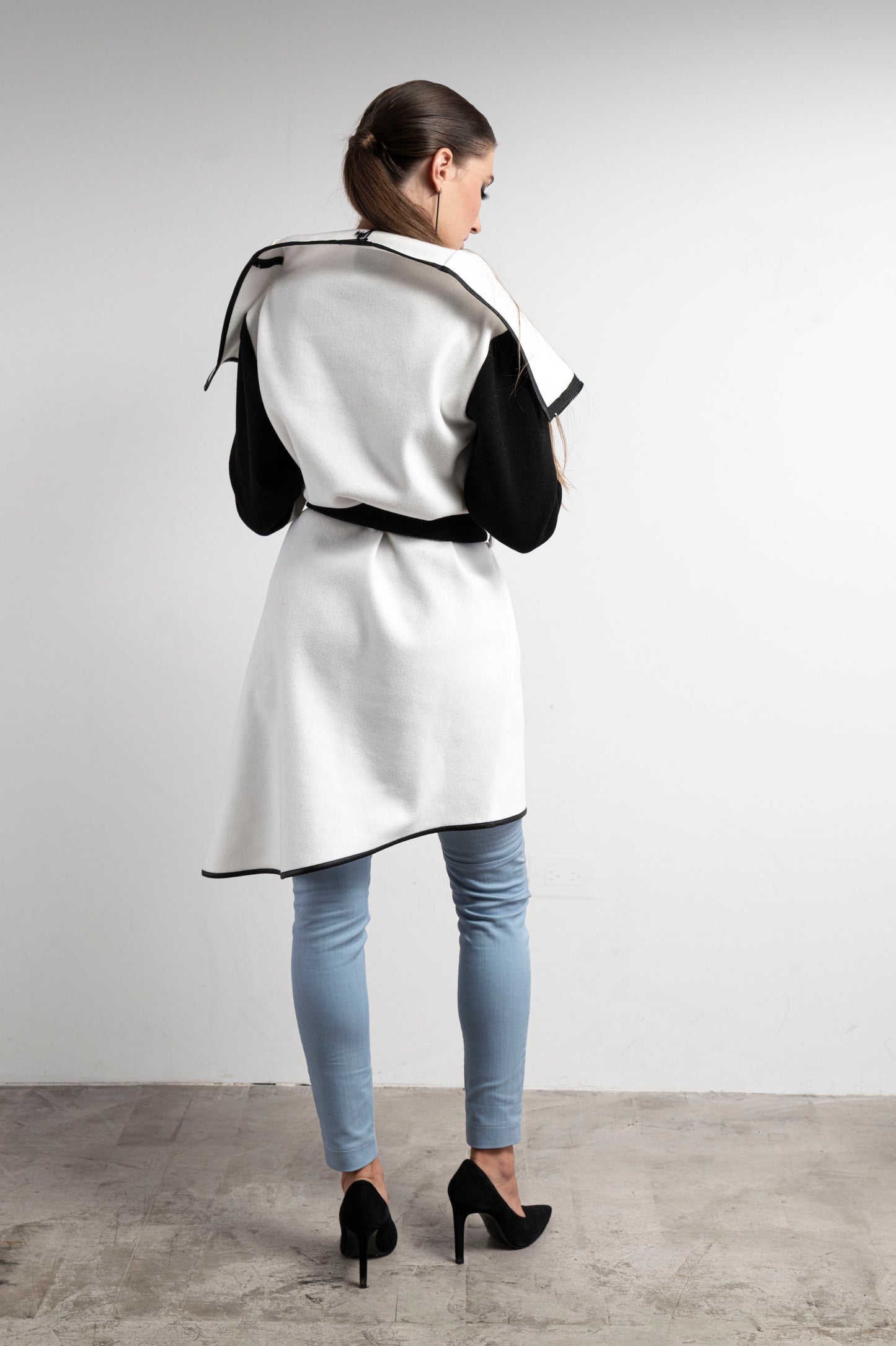 Color Blocked Coat