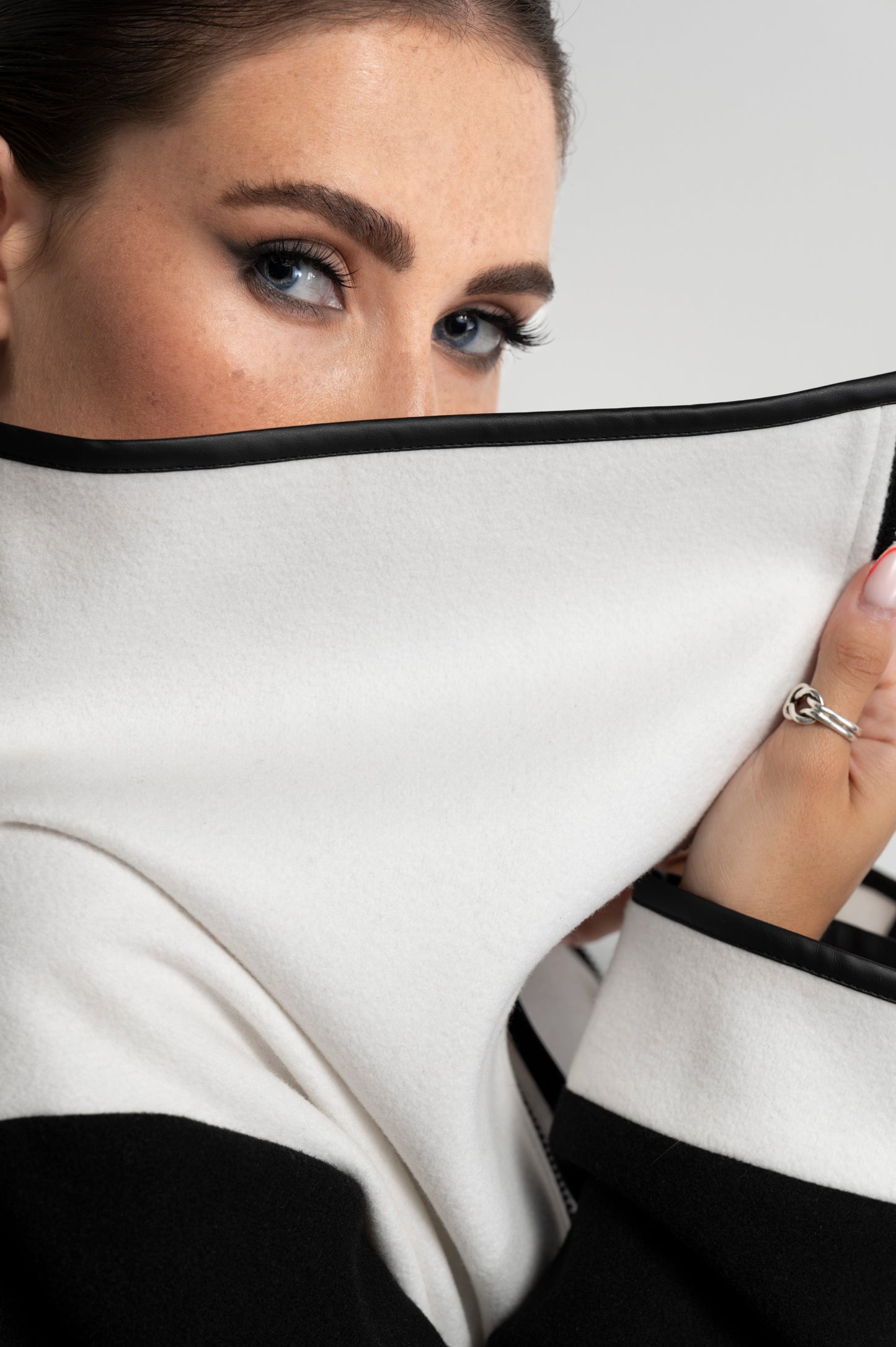 Color Blocked Coat