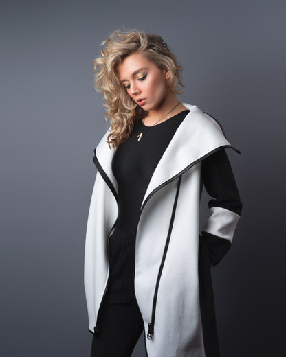 Color Blocked Coat